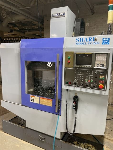 2004 sharp sv-2412 machining center cnc vertical mq-010834|Used Sv 2412 Cnc Vertical Machining Center for sale. Sharp .